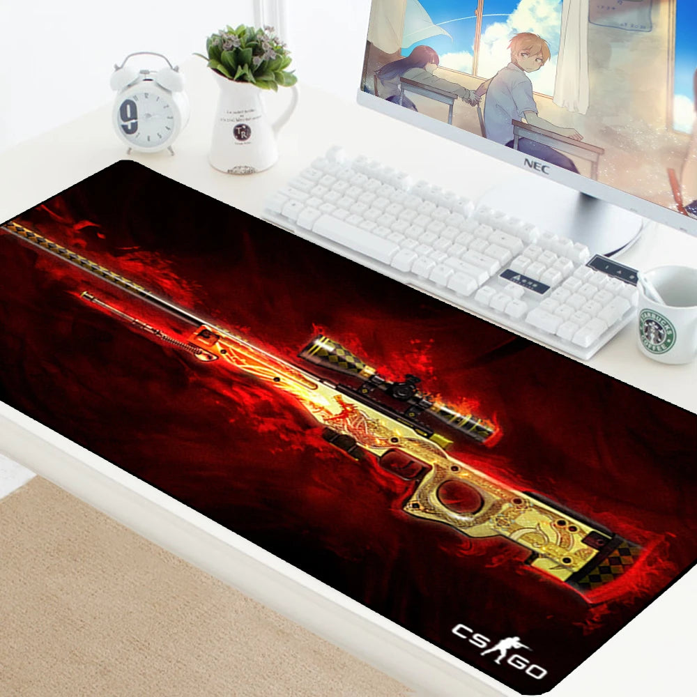 CS GO Custom Large Mouse Pad Mat Rubber Gaming Mousepad