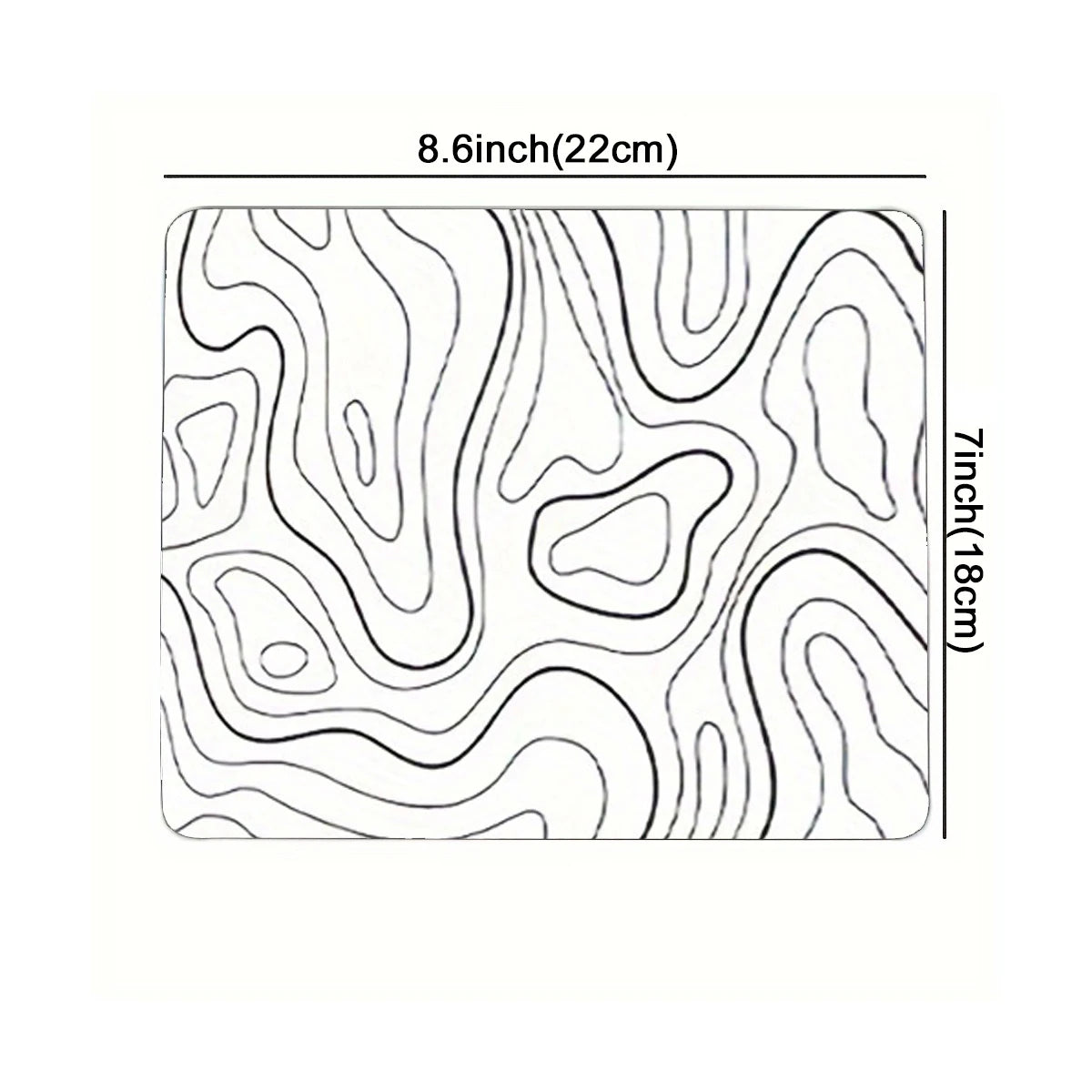 1PC Large Mouse Pad, Office Gaming Table Mat, Non-slip Rubber Base Washable Mouse Pad For Work, Gaming And Office